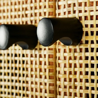 Threshold Designed W/Studio McGee Springville Caned Door TV Stand for TVs up to 60" Black - Threshold™ designed with Studio McGee 6 Threshold Designed W/Studio McGee Springville Caned Door TV Stand for TVs up to 60" Black - Threshold™ designed with Studio McGee - Image 4