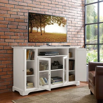 Campbell TV Stand for TVs up to 60" White - Crosley 9 Campbell TV Stand for TVs up to 60" White - Crosley - Image 7