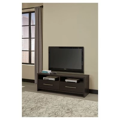 Storage Furniture TV Stand for TVs up to 63" Black Walnut-ClosetMaid 3 Storage Furniture TV Stand for TVs up to 63" Black Walnut-ClosetMaid