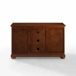 Alexandria TV Stand for TVs up to 48" Vintage Mahogany - Crosley