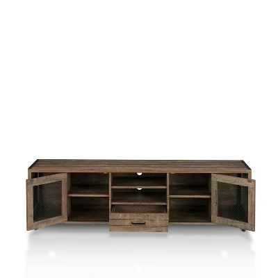 Garda Multi-Storage TV Stand for TVs up to 70" Reclaimed Oak - HOMES: Inside + Out 4 Garda Multi-Storage TV Stand for TVs up to 70" Reclaimed Oak - HOMES: Inside + Out - Image 2