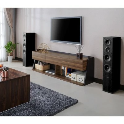 Vadim TV Stand for TVs up to 72" Brown - HOMES: Inside + Out 3 Vadim TV Stand for TVs up to 72" Brown - HOMES: Inside + Out