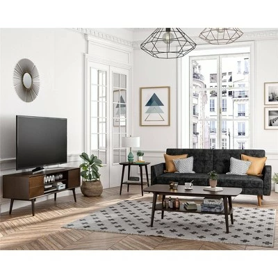 Brittany Mid-Century Modern TV Stand for TVs up to Walnut - Novogratz 9 Brittany Mid-Century Modern TV Stand for TVs up to Walnut - Novogratz - Image 7