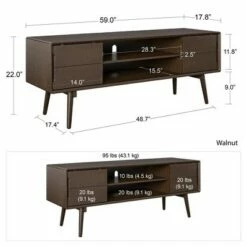 Brittany Mid-Century Modern TV Stand for TVs up to Walnut - Novogratz 21 Brittany Mid-Century Modern TV Stand for TVs up to Walnut - Novogratz -Cheap TV Stands Store unnamed file 5258