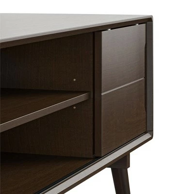 Brittany Mid-Century Modern TV Stand for TVs up to Walnut - Novogratz 12 Brittany Mid-Century Modern TV Stand for TVs up to Walnut - Novogratz - Image 10
