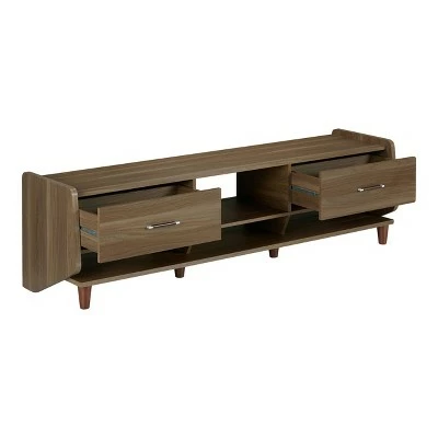 Evan TV Stand for TVs up to 70" Brown - miBasics 7 Evan TV Stand for TVs up to 70" Brown - miBasics - Image 5