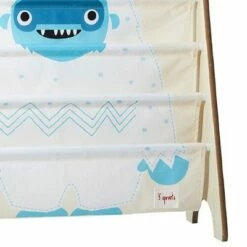 3 Sprouts Multipurpose Kids and Toddlers Fabric Bookshelf Rack for Storing Early Reader Picture Books in Playroom, Bedroom, or Nursery, Yeti Print -Cheap TV Stands Store unnamed file 54