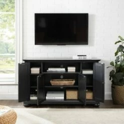 Alexandria TV Stand for TVs up to 48" Black - Crosley -Cheap TV Stands Store unnamed file 5415