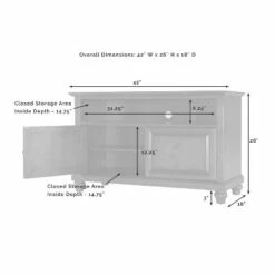 Cambridge TV Stand for TVs up to 42" Vintage Mahogany - Crosley -Cheap TV Stands Store unnamed file 5456