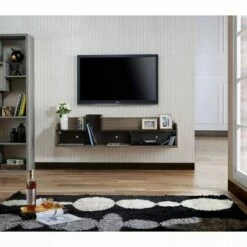 63" Quelda Wall Mounted TV Console - miBasics Chestnut