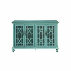 Durham 4 Door Media Credenza for TV's up to 64" - Treasure Trove Accents Ivory