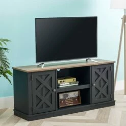 TV Stand for TVs up to 65" Charcoal - Home Essentials -Cheap TV Stands Store unnamed file 5652