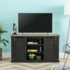 Sliding Doors TV Stand for TVs up to 60" Charcoal - Home Essentials -Cheap TV Stands Store unnamed file 5662