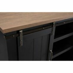 Sliding Doors TV Stand for TVs up to 60" Charcoal - Home Essentials -Cheap TV Stands Store unnamed file 5668