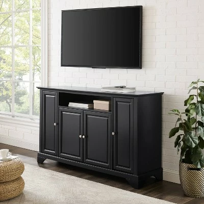 Lafayette TV Stand for TVs up to 65" Black - Crosley 3 Lafayette TV Stand for TVs up to 65" Black - Crosley