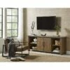 80" Tv Console with Concrete Top Fully Assembled For Tvs Up To 80" Brown - Martin Furniture