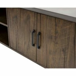 80" Tv Console with Concrete Top Fully Assembled For Tvs Up To 80" Brown - Martin Furniture -Cheap TV Stands Store unnamed file 5712
