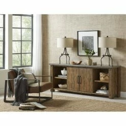 80" Tv Console with Concrete Top Fully Assembled For Tvs Up To 80" Brown - Martin Furniture -Cheap TV Stands Store unnamed file 5715