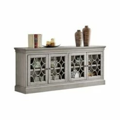 72" Rustic Four Door Tv Console Fully Assembled For Tvs Up To 70" - Martin Furniture White 13 72" Rustic Four Door Tv Console Fully Assembled For Tvs Up To 70" - Martin Furniture White -Cheap TV Stands Store unnamed file 5755