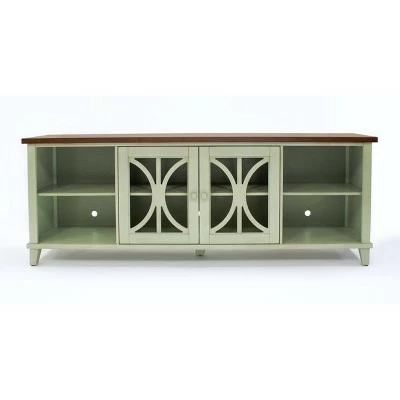 80" Bailey Tv Console For Tvs Up To 80" - Martin Furniture Weathered Green 11 80" Bailey Tv Console For Tvs Up To 80" - Martin Furniture Weathered Green - Image 9