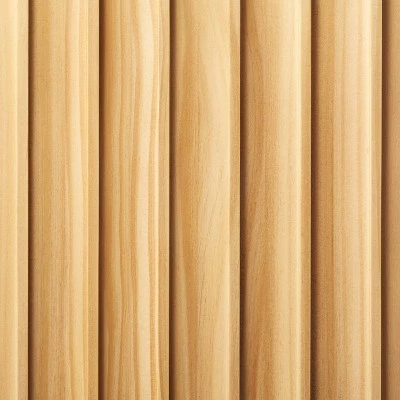 Threshold Designed W/Studio McGee Thousand Oaks Wood Scalloped TV Stand for TVs up to 50" Brown - Threshold™ designed with Studio McGee 7 Threshold Designed W/Studio McGee Thousand Oaks Wood Scalloped TV Stand for TVs up to 50" Brown - Threshold™ designed with Studio McGee - Image 5