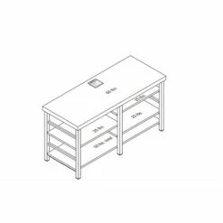 Adjustable Storage TV Stand for TVs up to 50" Black Wood Grain Finish - Room Essentials™ -Cheap TV Stands Store unnamed file 5882