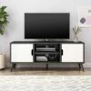 Peermont Mid-Century Modern TV Stand for TVs up to 53" - Christopher Knight Home Walnut/white -Cheap TV Stands Store unnamed file 5943