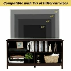 Costway TV Stand Entertainment Media Center for TV's up to 55'' w/ Storage Shelves Brown/Gray/White 20 Costway TV Stand Entertainment Media Center for TV's up to 55'' w/ Storage Shelves Brown/Gray/White -Cheap TV Stands Store unnamed file 5968