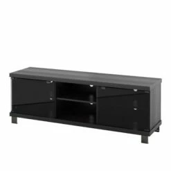 Flat Panel TV Stand for TVs up to 60" CorLiving Ravenwood Black -Cheap TV Stands Store unnamed file 6023