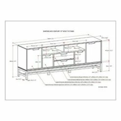 Devlin Mid-Century Wide TV Stand for TVs up to 80" Walnut Brown - WyndenHall -Cheap TV Stands Store unnamed file 6083