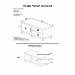 35.5" TV Stand for TVs up to 40" Black - Techni Mobili -Cheap TV Stands Store unnamed file 6092