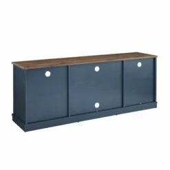 58" TV Stand for TVs up to 64" Navy/Walnut - Home Essentials -Cheap TV Stands Store unnamed file 6172