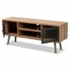 Yuna Natural Wood and Metal 2 Door TV Stand for TVs up to 40" Brown/Black - Baxton Studio 2 Yuna Natural Wood and Metal 2 Door TV Stand for TVs up to 40" Brown/Black - Baxton Studio -Cheap TV Stands Store unnamed file 6183
