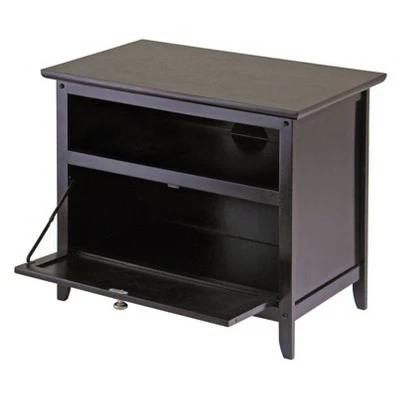 Zara TV Stand for TVs up to 32" Espresso 25" - Winsome 3 Zara TV Stand for TVs up to 32" Espresso 25" - Winsome
