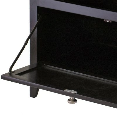 Zara TV Stand for TVs up to 32" Espresso 25" - Winsome 5 Zara TV Stand for TVs up to 32" Espresso 25" - Winsome - Image 3
