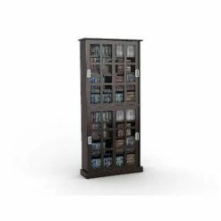 Windowpane Multimedia Storage Cabinet Espresso - Atlantic