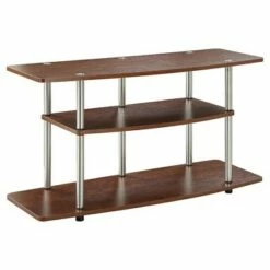 Designs2Go 3 Tier Wide TV Stand for TVs up to 42" - Breighton Home Gray -Cheap TV Stands Store unnamed file 6330