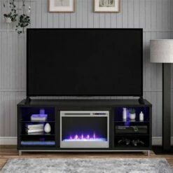 Yorkshire Fireplace TV Stand For TVs Up To 70" Wide - Room & Joy Blonde Oak -Cheap TV Stands Store unnamed file 639