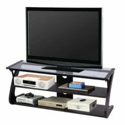 Costway 3-Tier Tempered Glass Top TV Stand Entertainment Center Media Console Furniture -Cheap TV Stands Store unnamed file 6395