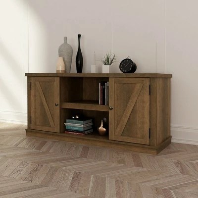 Holbrook TV Stand for TVs up to 59" Table Brown - RST Brands 3 Holbrook TV Stand for TVs up to 59" Table Brown - RST Brands