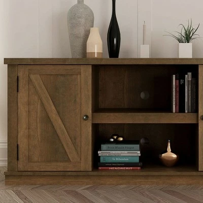 Holbrook TV Stand for TVs up to 59" Table Brown - RST Brands 4 Holbrook TV Stand for TVs up to 59" Table Brown - RST Brands - Image 2