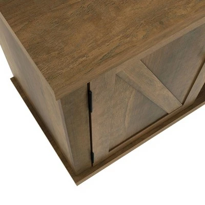 Holbrook TV Stand for TVs up to 59" Table Brown - RST Brands 6 Holbrook TV Stand for TVs up to 59" Table Brown - RST Brands - Image 4