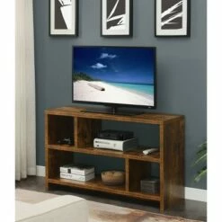 Northfield Console TV Stand for TVs up to 50" with Shelves - Breighton Home Espresso