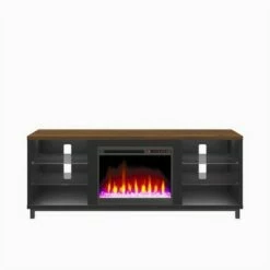Yorkshire Fireplace TV Stand For TVs Up To 70" Wide - Room & Joy Blonde Oak -Cheap TV Stands Store unnamed file 646