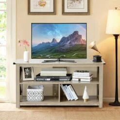 Costway Modern TV Stand for TV's up to 55" w/ 3-Tier Open Shelves -Cheap TV Stands Store unnamed file 6465