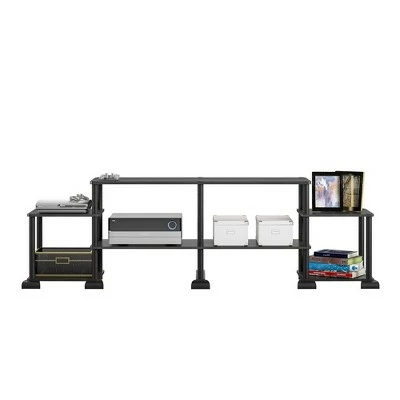 Agate Toolless TV Stand for TVs up to 50" - Room & Joy Espresso 6 Agate Toolless TV Stand for TVs up to 50" - Room & Joy Espresso - Image 4