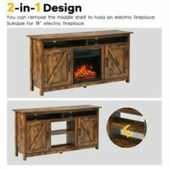 Costway 60''Industrial TV Stand Entertainment Console Center w/ Shelve & Cabinet 16 Costway 60''Industrial TV Stand Entertainment Console Center w/ Shelve & Cabinet -Cheap TV Stands Store unnamed file 6490