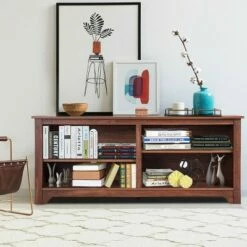 Costway 58'' TV Stand Entertainment Media Center Console Wood Storage Furniture Espresso 14 Costway 58'' TV Stand Entertainment Media Center Console Wood Storage Furniture Espresso -Cheap TV Stands Store unnamed file 6507