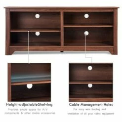Costway 58'' TV Stand Entertainment Media Center Console Wood Storage Furniture Espresso 16 Costway 58'' TV Stand Entertainment Media Center Console Wood Storage Furniture Espresso -Cheap TV Stands Store unnamed file 6509