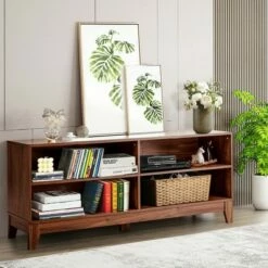 Costway 58'' Modern Wood TV Stand Console Storage Entertainment Media Center for Living Room -Cheap TV Stands Store unnamed file 6577